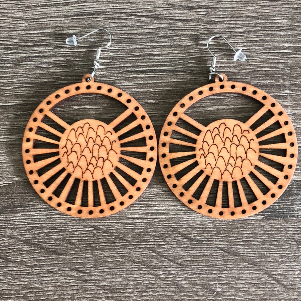 Wood Earrings